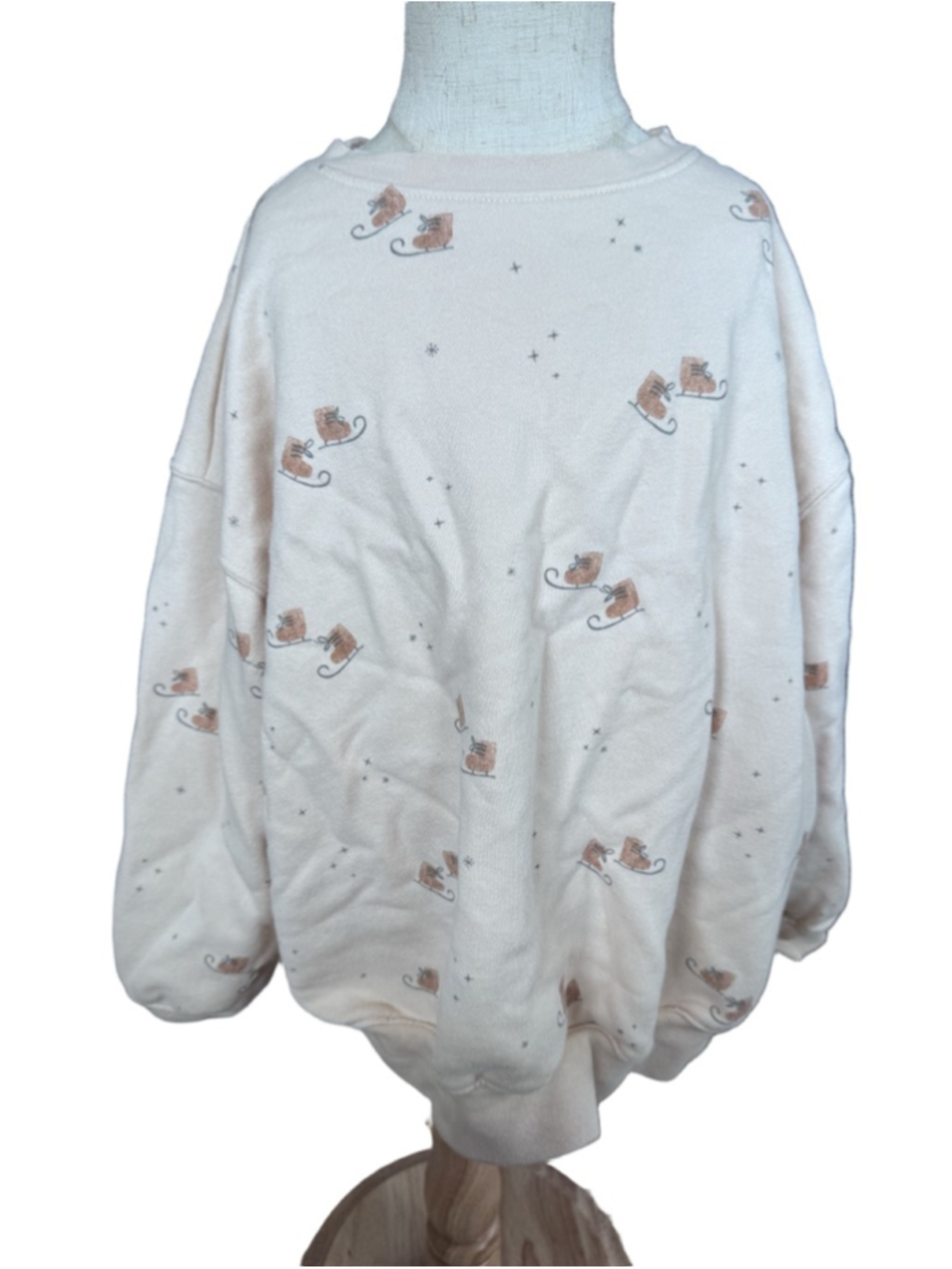 Girls Rylee + Cru Pink & Brown Skate Print Sweatshirt 6-7Y